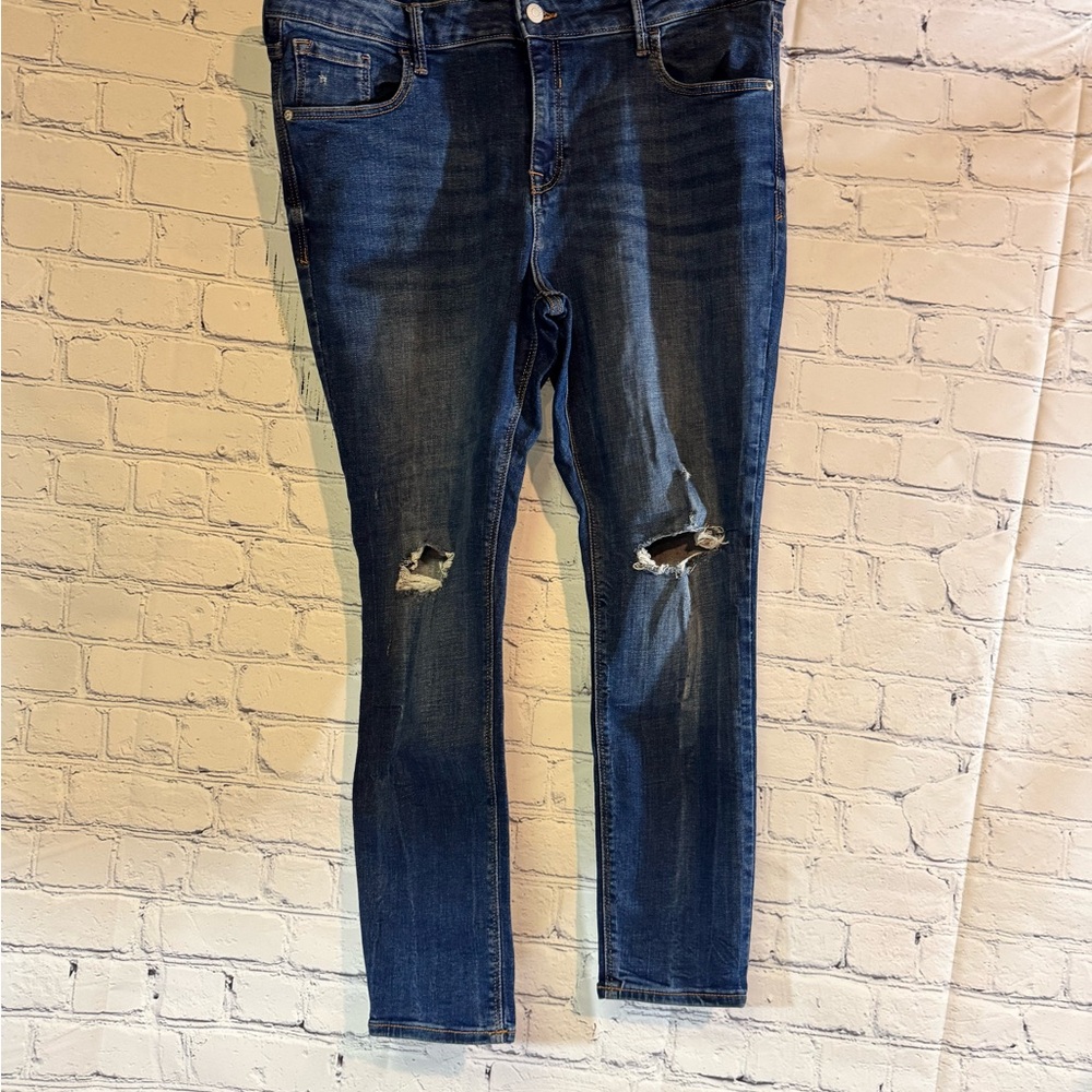 Old Navy Rockstar Super Skinny Jeans - Dark Blue